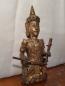 Preview: Tempel-Musikerin, Holz vergoldet - Thailand - Anfang 20. Jahrhundert