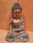 Preview: Buddha, Bronze-Cloisonné-Figur - Tibet - Mitte 20. Jahrhundert