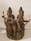 Preview: Holz-Figur, Historische Musiker - Indonesien - Um 1900