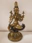 Preview: Bronze-Figur, Göttin Tara  - Indien - Anfang 20. Jahrhundert