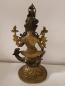 Preview: Bronze-Figur, Göttin Tara  - Indien - Anfang 20. Jahrhundert