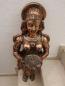 Preview: Kupfer-Figur, Göttin Laksmi  - Indien - Mitte 20. Jahrhundert