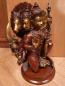 Preview: Bronze-Figur, Panchamukhi Hanuman  - Indien - Ende des 20. Jahrhunderts