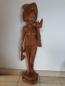 Preview: Holz-Figur, (103,5cm) Frau mit Obstschale  - Bali - 2. Hälfte 20. Jahrhundert