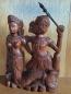 Preview: Holzfigur Nang-Ngueak (Meerjungfrau) und Hanuman - Thailand - Mitte 20. Jahrhundert