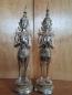 Preview: 2 Bronze-Figuren, Kinnari + Kinnara  - Thailand - 20. Jahrhundert