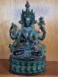 Preview: Bronze-Figur, Göttin Tara  - Tibet - Anfang 20. Jahrhundert
