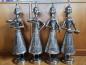 Preview: 4 Metall-Figuren, Musiker  - Indien - 1. Hälfte 20. Jahrhundert
