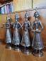 Preview: 4 Metall-Figuren, Musiker  - Indien - 1. Hälfte 20. Jahrhundert