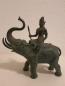 Preview: Bronze-Figur, Lord Indra auf Elefant  - Thailand - Anfang 20. Jahrhundert