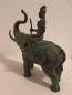 Preview: Bronze-Figur, Lord Indra auf Elefant  - Thailand - Anfang 20. Jahrhundert