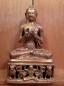 Preview: Buddha-Figur, Messing + Kupfer - Indien - Mitte 20. Jahrhundert
