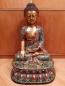 Preview: Buddha-Cloisonné, (60cm) Bronze  - Tibet - Mitte 20. Jahrhundert