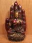 Preview: Bronze-Figur, Hand Buddhas  - Indien - Mitte 20. Jahrhundert