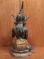 Mobile Preview: Bronze-Figur, Tempelmusikerin  - Thailand - Mitte 20. Jahrhundert