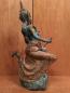Preview: Bronze-Figur, Tempelmusikerin  - Thailand - Mitte 20. Jahrhundert