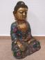 Preview: Buddha-Bronze, Cloisonné  - China - Mitte 20. Jahrhundert
