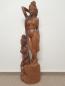 Preview: Holz-Skulptur, Zwei Frauen  - Bali - Mitte 20. Jahrhundert