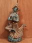 Preview: Bronze-Figur, Apsara im Gebet - Thailand - Mitte 20. Jahrhundert