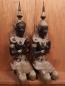 Preview: 2 Bronze-Figuren, (59,5cm) Teppanome  - Thailand - Mitte 20. Jahrhundert