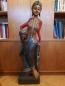 Preview: Holz-Figur, (102cm) Festtracht  - Thailand - 20. Jahrhundert