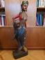 Preview: Holz-Figur, (102cm) Festtracht  - Thailand - 20. Jahrhundert