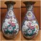 Preview: 2 Vasen, (58cm) Porzellan  - China -  20. Jahrhundert