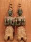 Preview: 2 Bronze-Figuren, Teppanome  - Thailand - Mitte 20. Jahrhundert