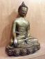 Preview: Bronze-Figur, Buddha Bhumisparsha  Thailand - Mitte 20. Jahrhundert