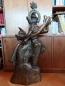 Preview: Bronze-Statue, Radha und Krishna (88cm) - Indien - Mitte 20. Jahrhundert