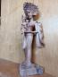Preview: Holz-Figur, Dame mit kl. Mädchen  - Bali - Mitte 20. Jahrhundert