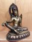 Preview: Bronze-Figur, Göttin Grüne Tara  - Nepal - 1. Hälfte 20. Jahrhundert