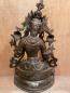 Preview: Bronze-Figur, Göttin Weiße Tara - Tibet - Anfang 20. Jahrhundert