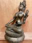 Preview: Bronze-Figur, Göttin Tara  - Tibet - 1. Hälfte 20. Jahrhundert