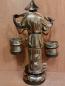 Preview: Bronze-Figur, Wasserträger  - China -  Mitte 20. Jahrhundert