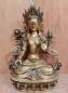 Mobile Preview: Bronze-Figur, Weiße Tara  - Nepal - 1. Hälfte 20. Jahrhundert