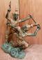 Preview: Bronze-Figur, Hanuman und Rama  - Thailand - 20. Jahrhundert