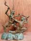 Preview: Bronze-Figur, Hanuman und Rama  - Thailand - 20. Jahrhundert