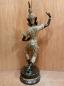 Preview: Bronze-Figur, Tempeltänzer  - Thailand - Mitte 20. Jahrhundert