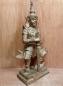 Preview: Bronze-Figur, Tempelhüter Thao Wessuwan  - Thailand - 2. Hälfte 20. Jahrhundert