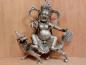 Preview: Bronze-Figur, Mahakala auf Drachen  - Tibet - 1. Hälfte 20. Jahrhundert