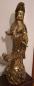 Preview: Messing-Figur, (98cm) Göttin Guanyin  - China - Mitte 20. Jahrhundert