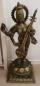 Preview: Bronze-Figur, Sarasvati  - Indien - 1. Hälfte 20. Jahrhundert