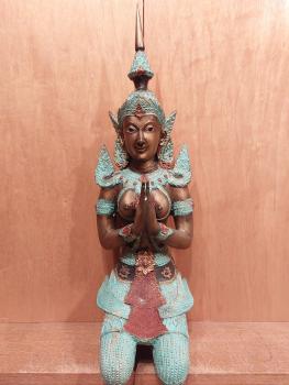 Bronze-Figur, (57cm) Teppanom  - Thailand - 20. Jahrhundert