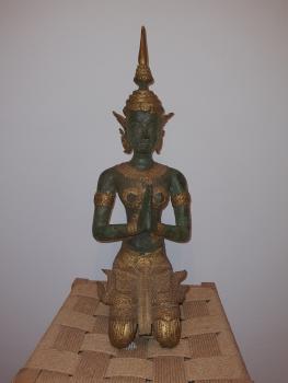 Bronze-Figur, Teppanom - Thailand - Anfang 20. Jahrhundert