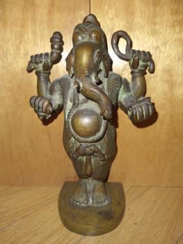 Bronze-Figur, Ganesha - Indien -  19. Jahrhundert