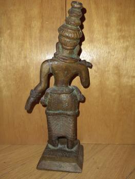 Göttin Annapurna, Bronze-Figur - Indien - 2. Hälfte 19. Jahrhundert