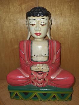 Buddha, Holz-Figur - Bali - 2. Hälfte 20. Jahrhundert