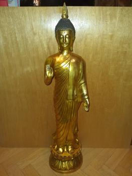 Buddha, Bronze-Figur - Thailand - Mitte 20. Jahrhundert