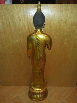 Buddha, Bronze-Figur - Thailand - Mitte 20. Jahrhundert